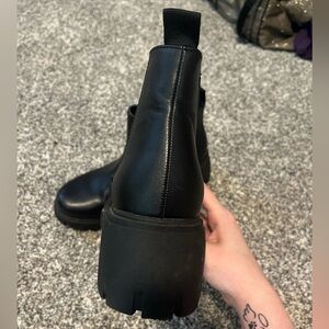 Black boots